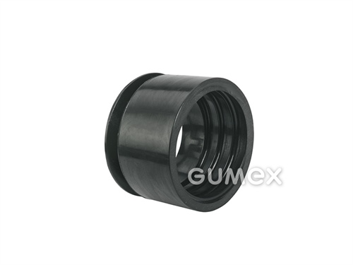 Koncovka 245 pre hadice AIRDUC 341, 350, 351, 355 a TIMBERDUC 533, DN 32mm, Pre-PUR (éterová báza), DIN 32676, -40°C/+90°C, čierna